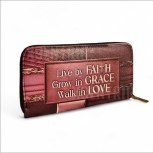 INSPIRATIONAL "ELIORA" FAUX LEATHER WALLET (PU)